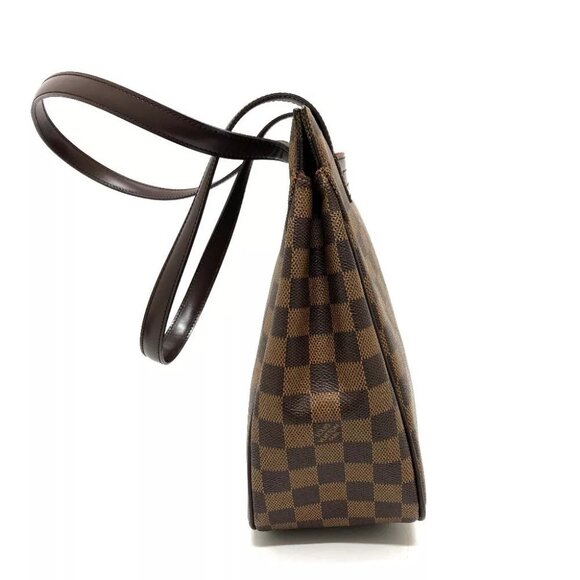 LOUIS VUITTON Parioli Shoulder bag Tote Bag Damier Canvas Brown/Orange - Picture 6 of 12